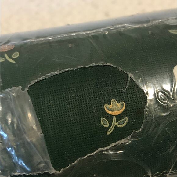 VTG Pallcoverings Wallpaper Double Roll AP1039 Green Floral Denmark Cottage 80s - Picture 3 of 9